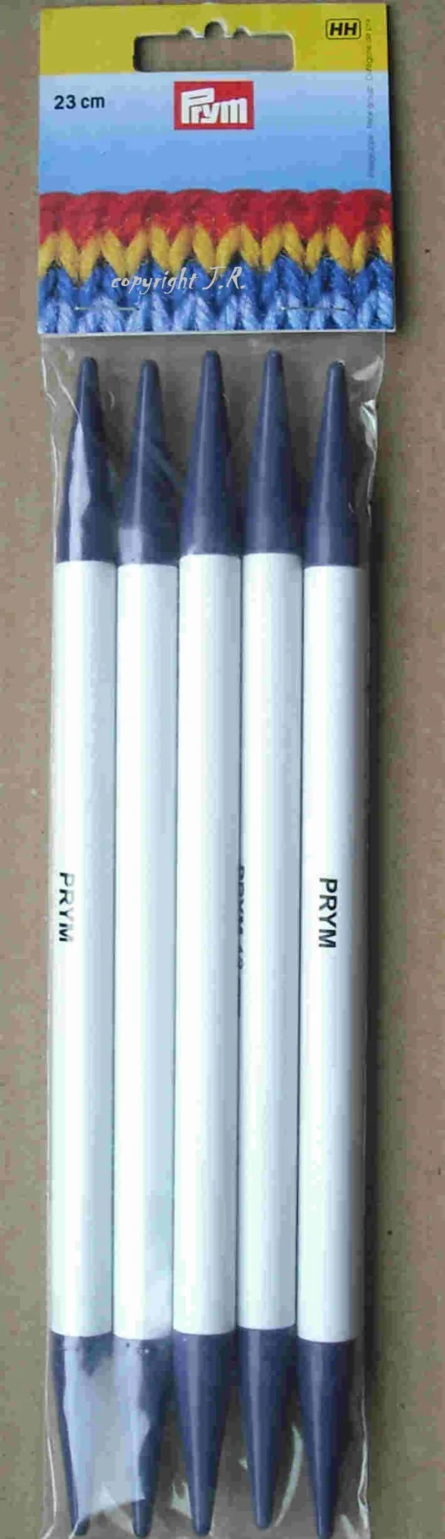 prym-nadelspiel-strumpfstricknadeln-kunststoff-23-cm-12-0-mm-grau image 1