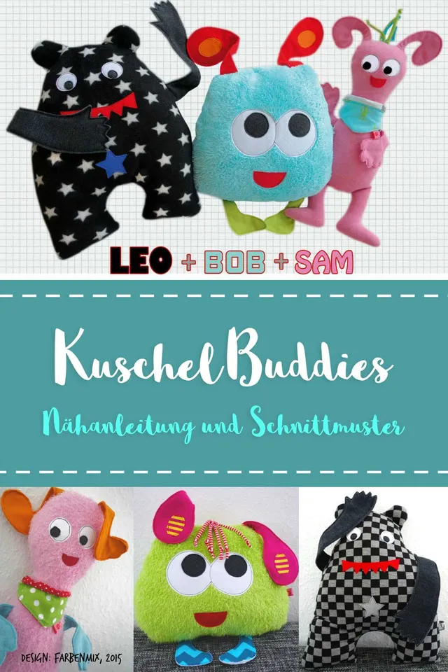 farbenmix-kuschelbuddies-leo-bob-sam-kreativ-ebook image 1