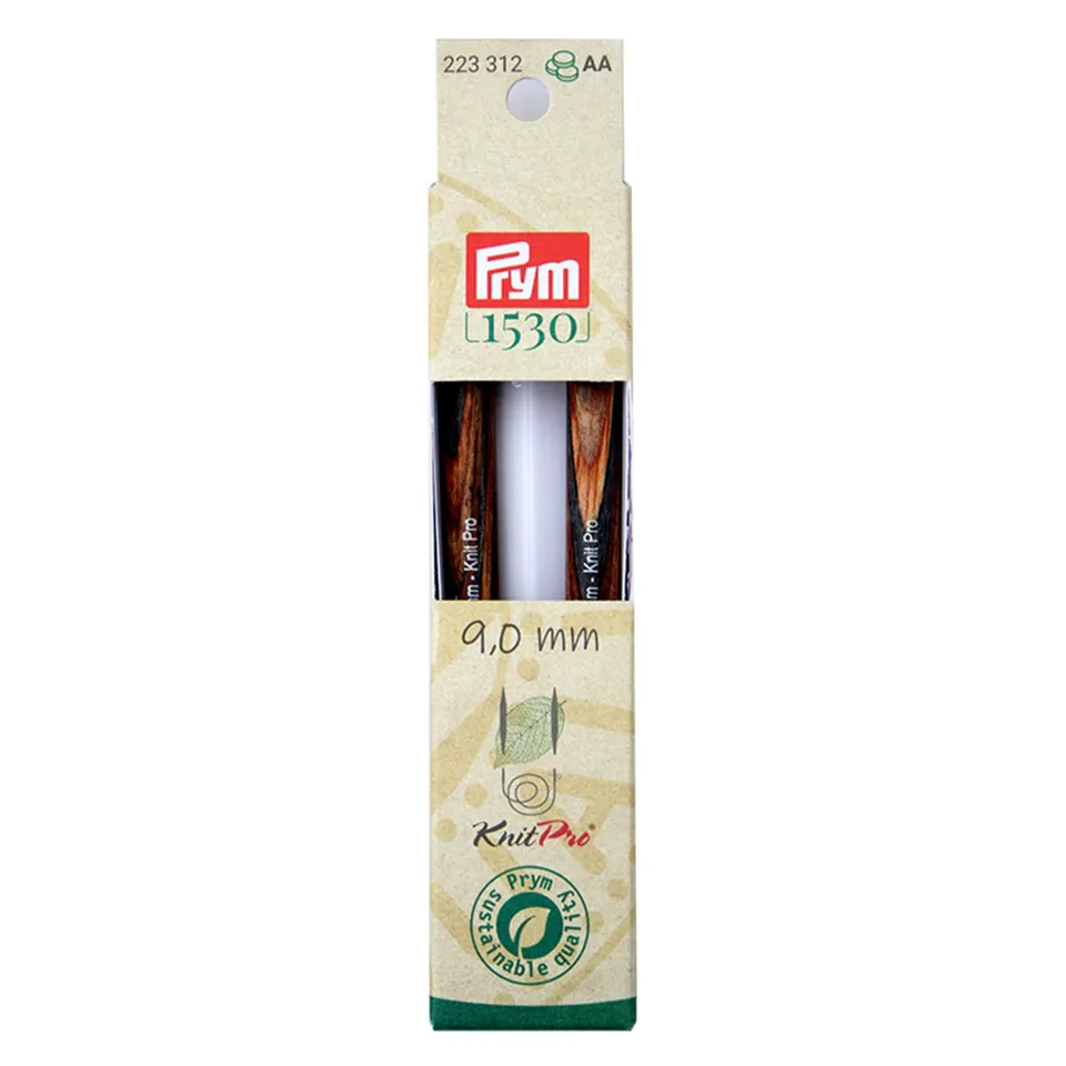 prym-natural-stricknadelspitzen-9-00-mm-12-8-cm-farbig-lasiert image 1