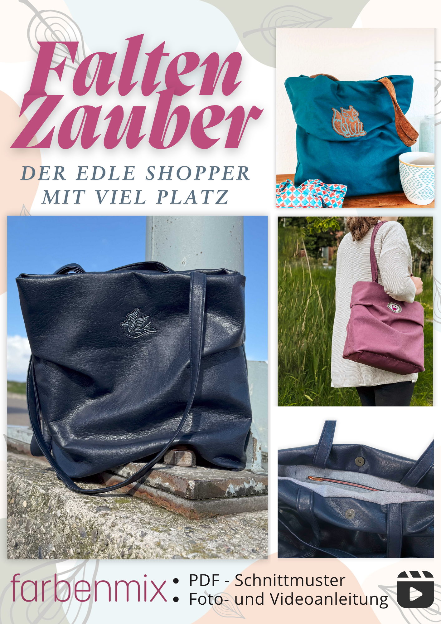 farbenmix-faltenzauber-shopper-umh-ngetasche-kreativ-ebook image 1