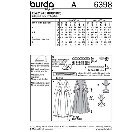 burda-style-6398-renaissance-outfit-damen-gr-34-44 image 7