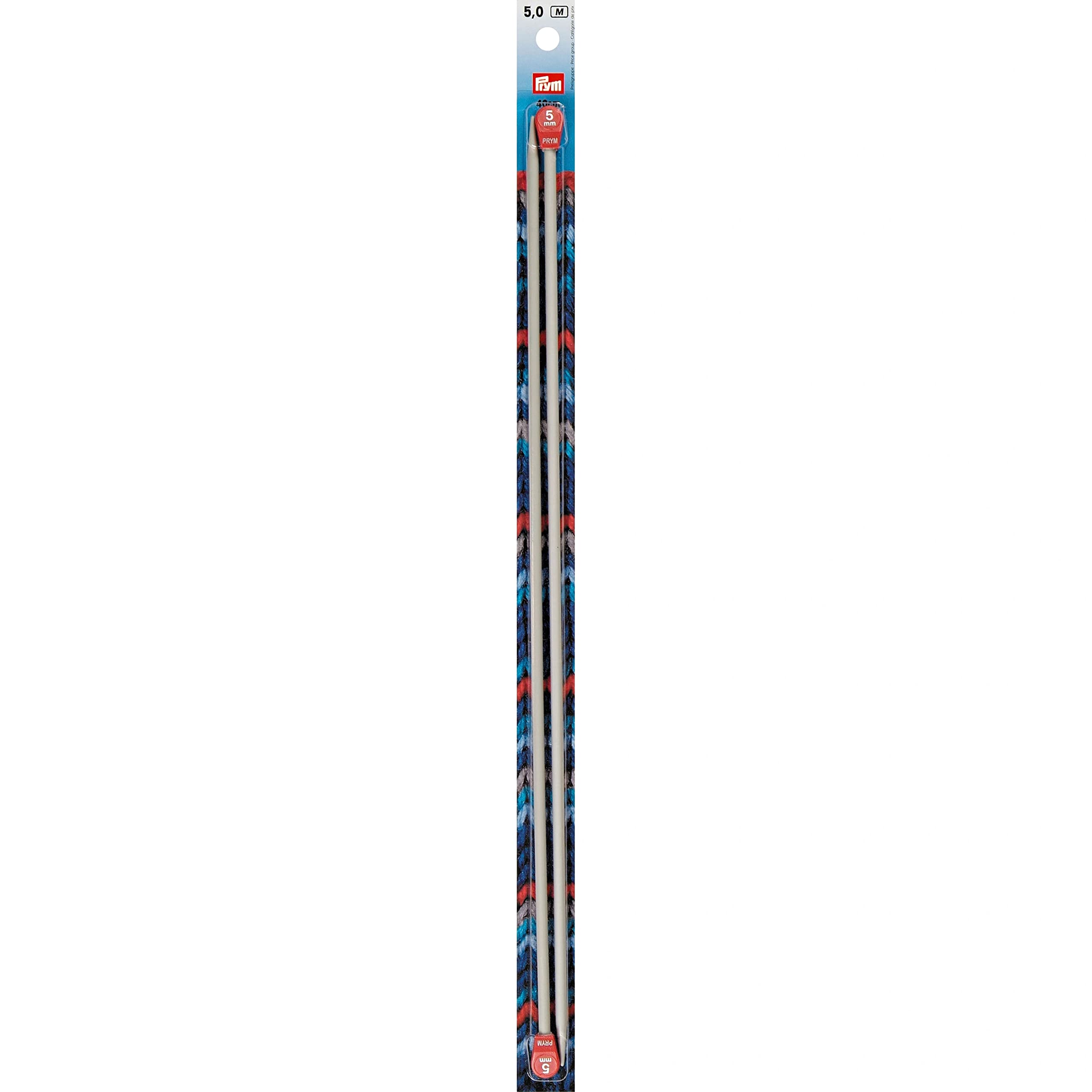 prym-191478-jackenstricknadeln-alu-40-cm-5-00-mm-grau image 1