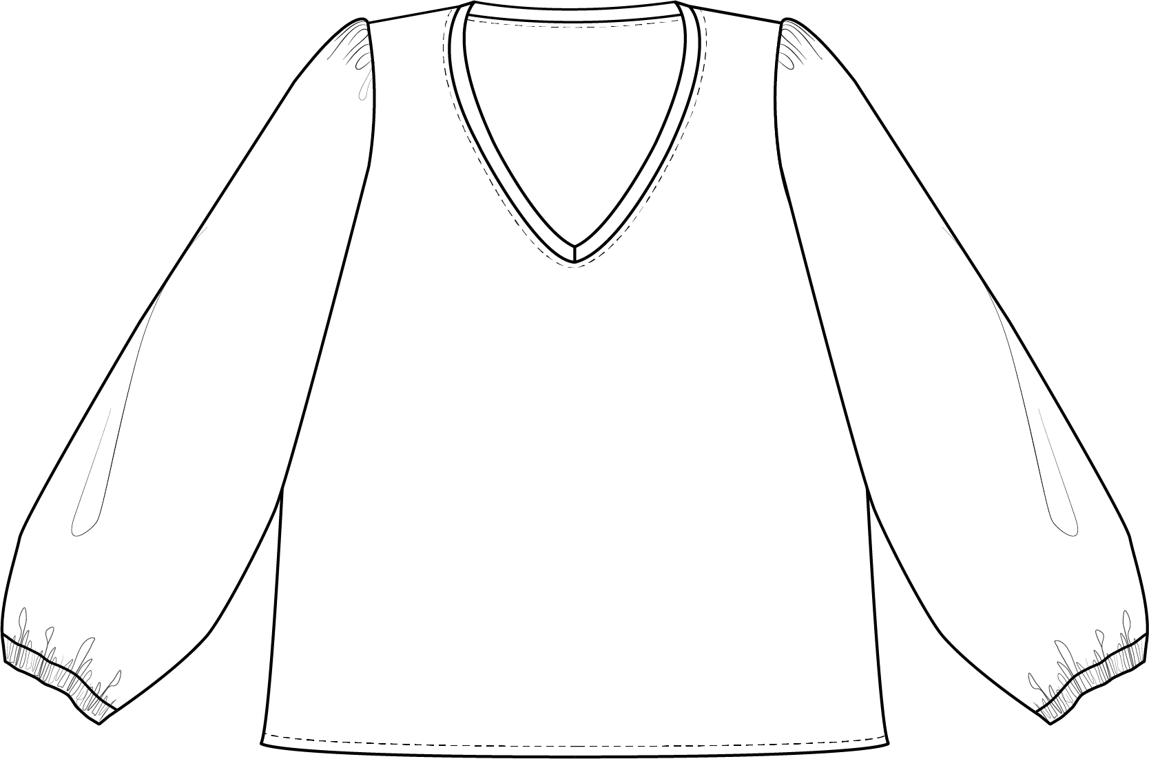 schnittmuster-berlin-shirt-wilma-damenshirt-schnittmuster-mit-glocken-und-spitze image 4