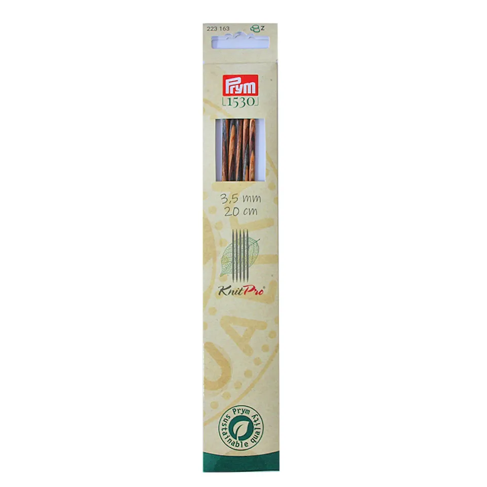 prym-223163-strumpfstricknadeln-natural-20-cm-3-50-mm image 1