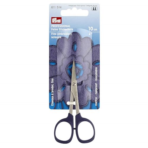 prym-611514-professional-stickschere-10-cm-pflaumenblau-pr-zisionsschere-edelsta image 8
