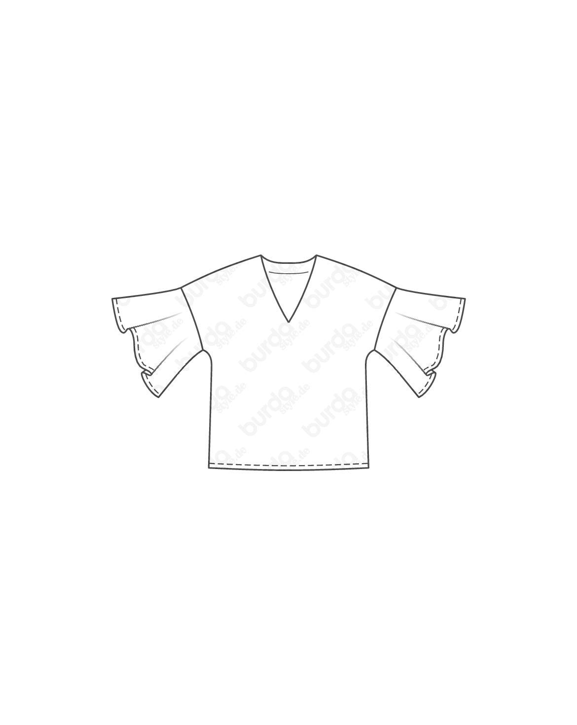 burda-schnittmuster-6266-damen-sommerblusen-gr-34-44 image 7