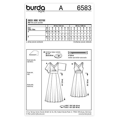 burda-style-empirekleider-6583-schnittmuster-damen-gr-34-46 image 4