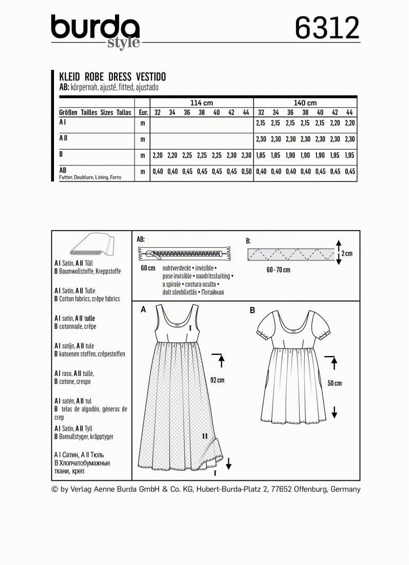 burda-style-6312-schnittmuster-damen-sommerkleider-gr-32-44 image 6