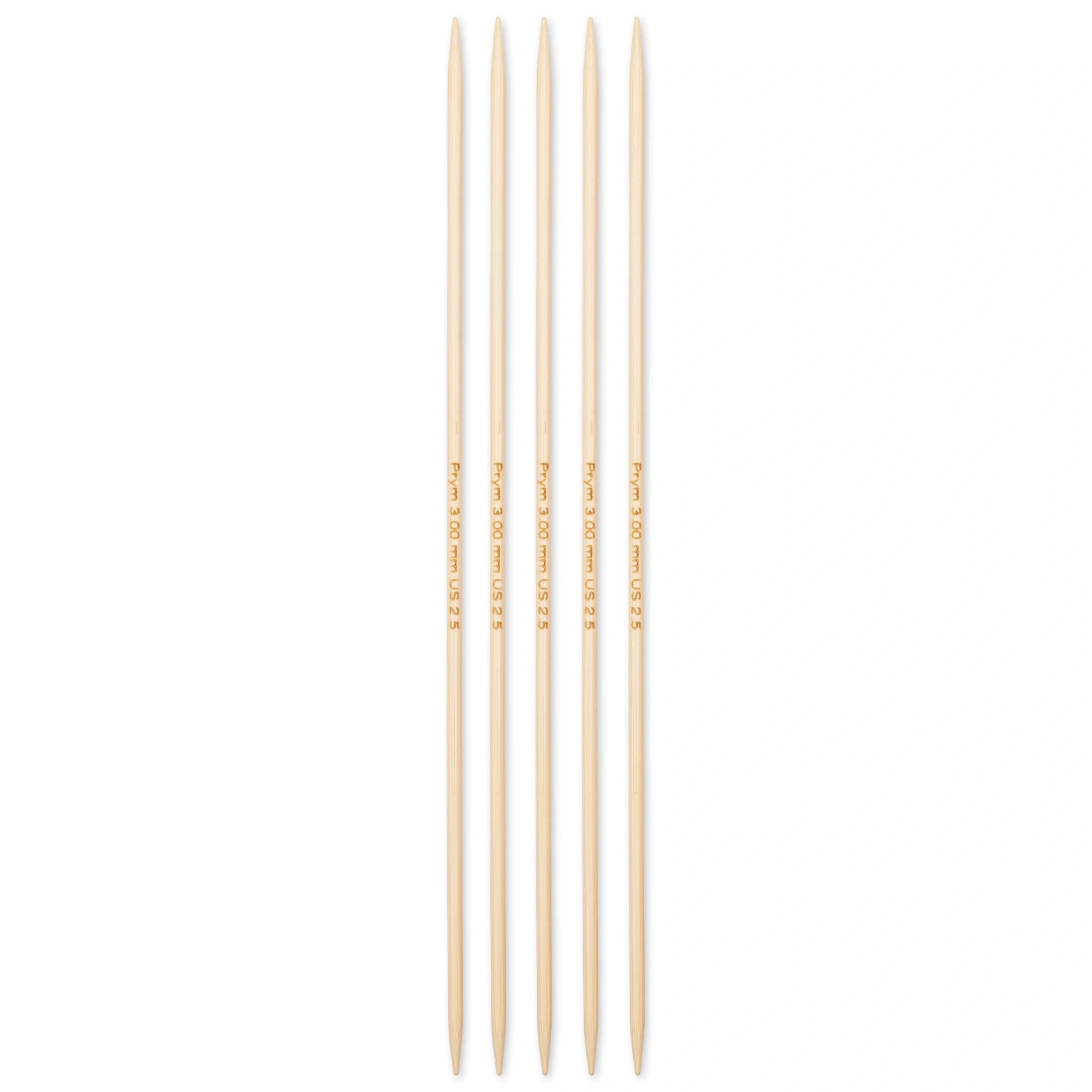 prym-1530-strumpfstricknadeln-20-cm-3-0-mm-bambus image 2