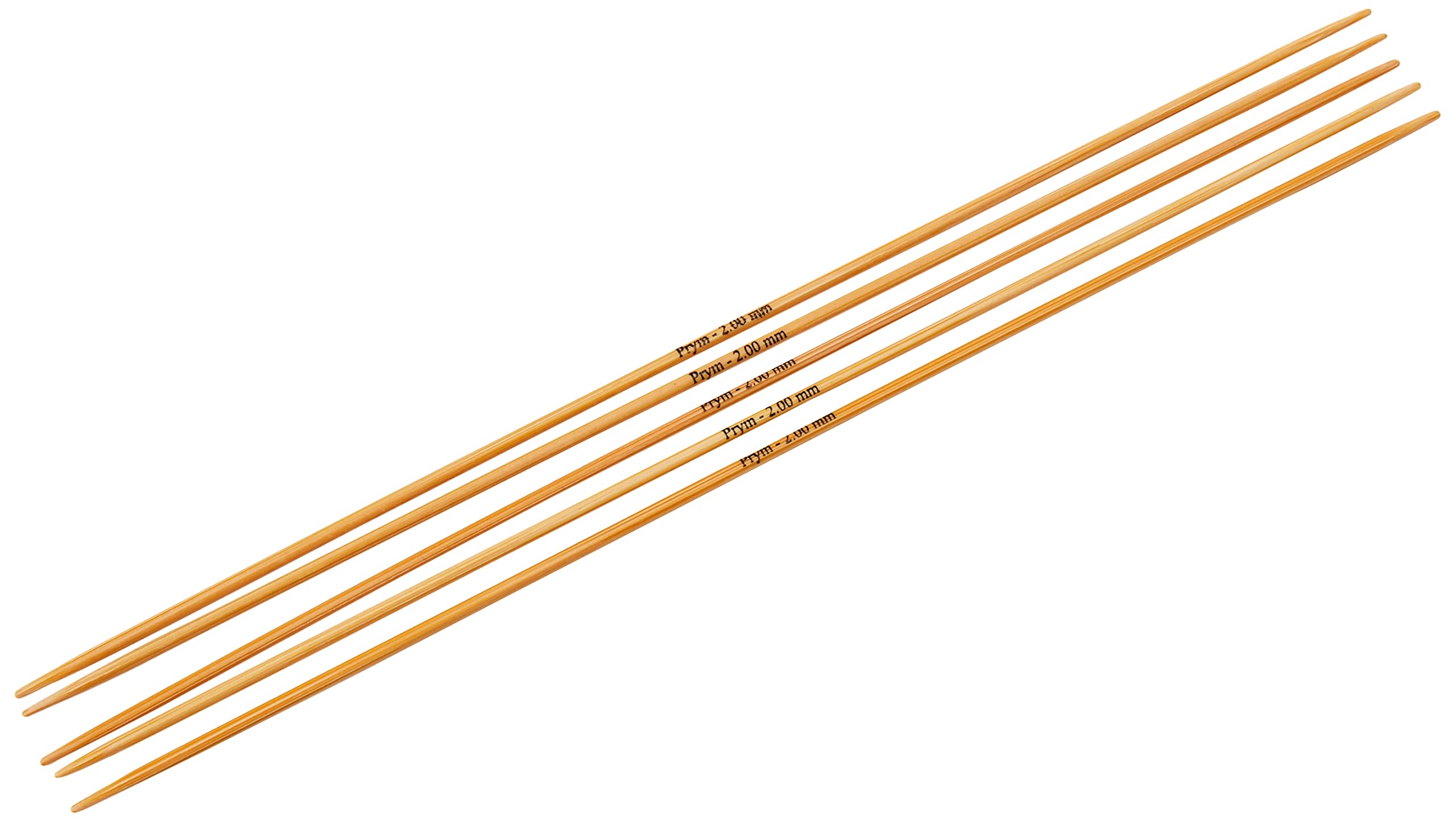prym-221210-strumpfstricknadeln-20-cm-2-00-mm-bambus-nadelspiel image 2