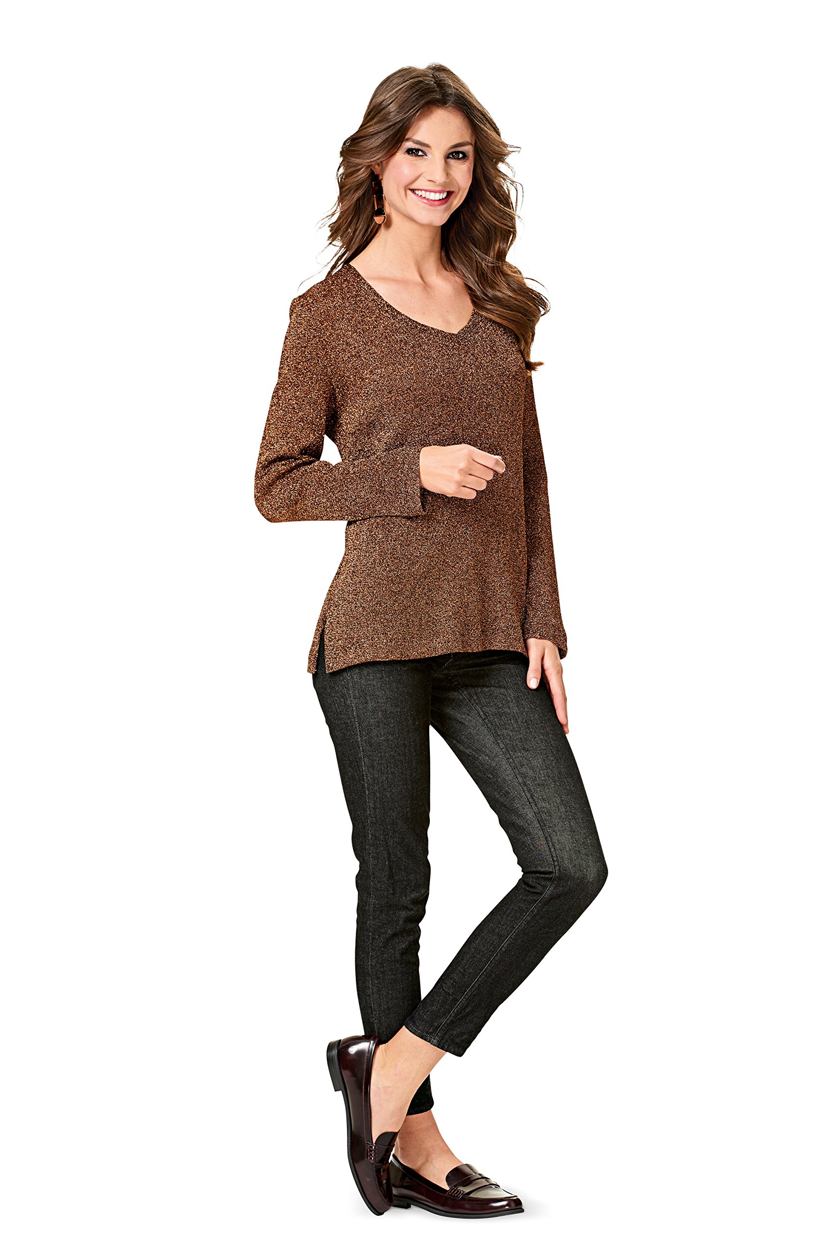 burda-easy-6611-damen-basic-t-shirt-schnittmuster-gr-36-50-papier image 5