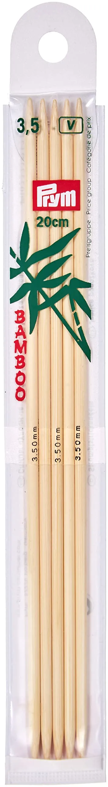 prym-221213-strumpfstricknadeln-bambus-20-cm-3-50-mm image 1