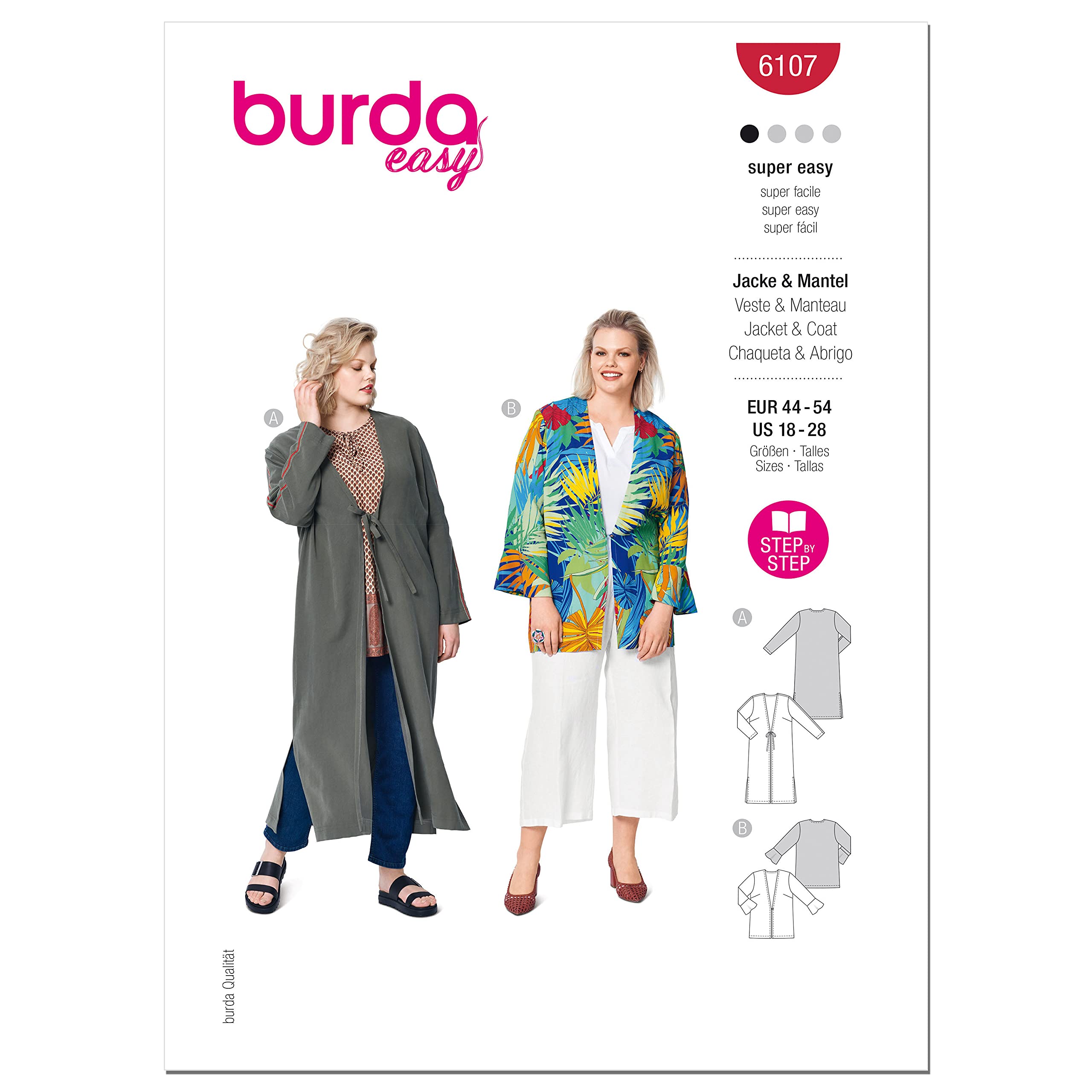 burda-style-schnittmuster-set-leichte-jacke-mantel-damen-gr-e-44-54 image 1