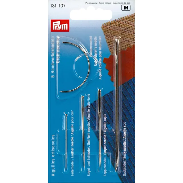 prym-handwerker-nadeln-set-5-teilig-geh-rteter-stahl-silberfarbig image 1