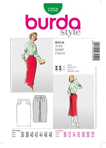 burda-style-7252-schnittmuster-bleistiftrock-gr-36-48 image 4
