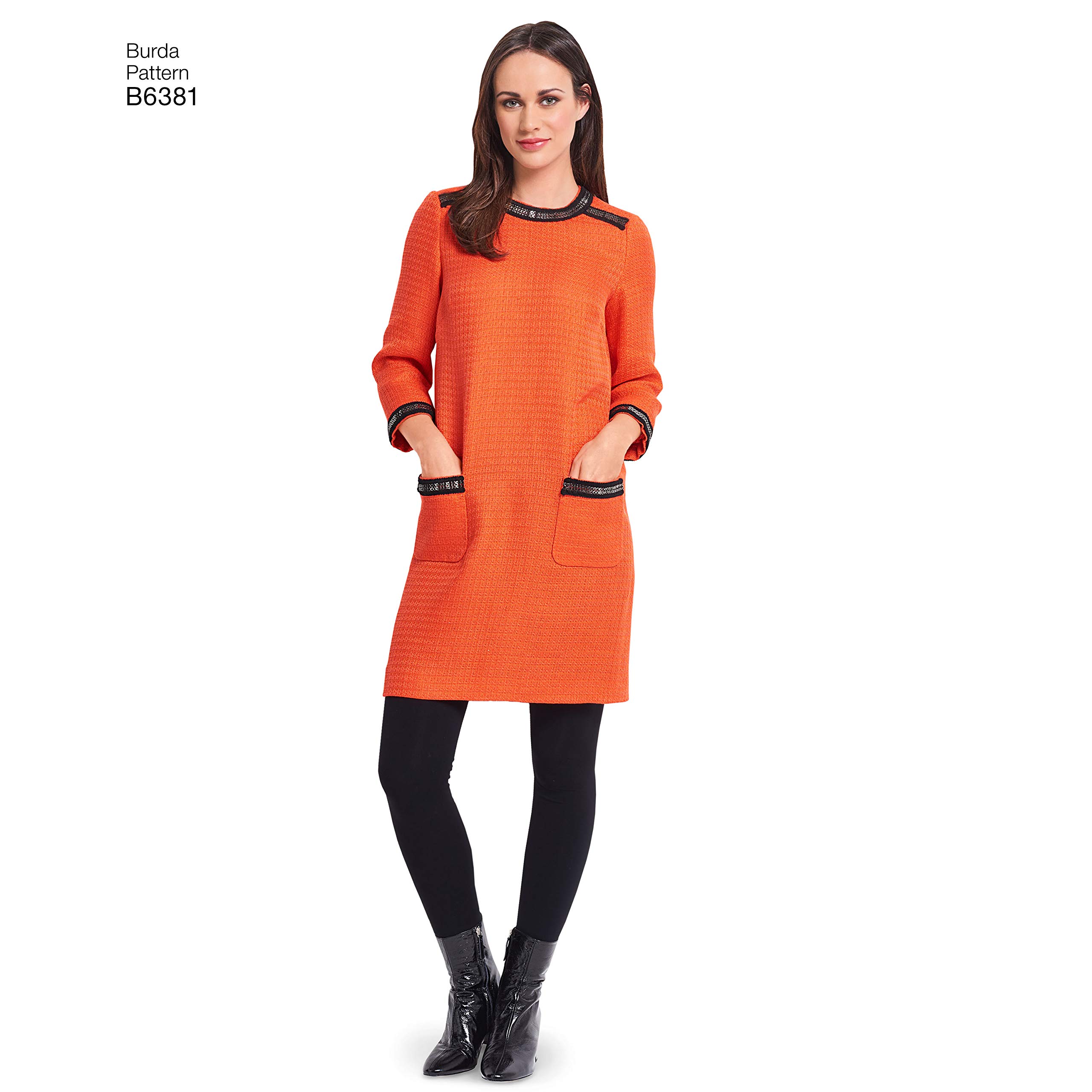 burda-style-6381-kleid-schnittmuster-gr-38-48-retro-80er image 4