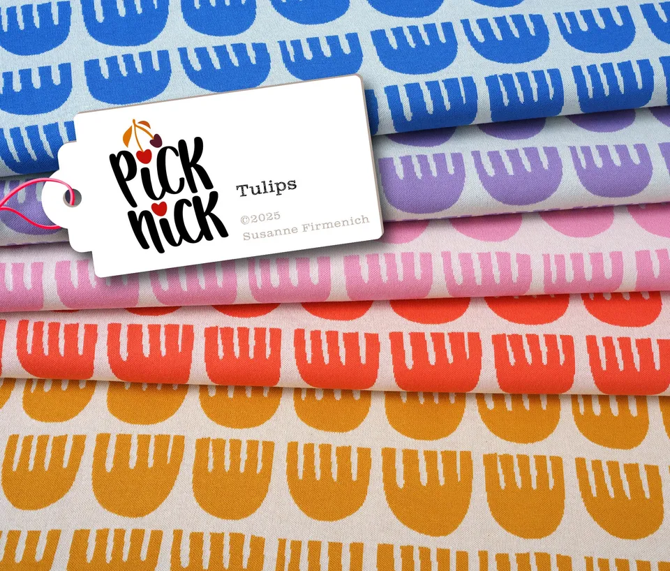 albstoffe-picknick-tulips-jacquard-jersey-bio-jacquard-150-cm image 1