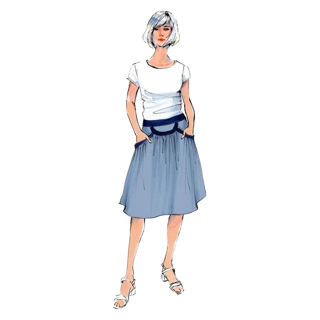 schnittmuster-berlin-rock-fay-glockenrock-schnittmuster-knielang-mit-bogen-eins- image 1