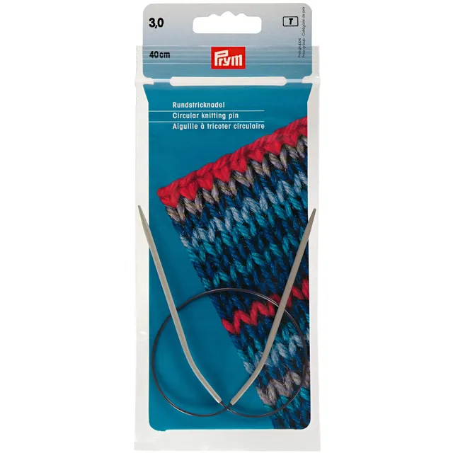 prym-211230-rundstricknadeln-alu-40-cm-3-00-mm-grau image 1