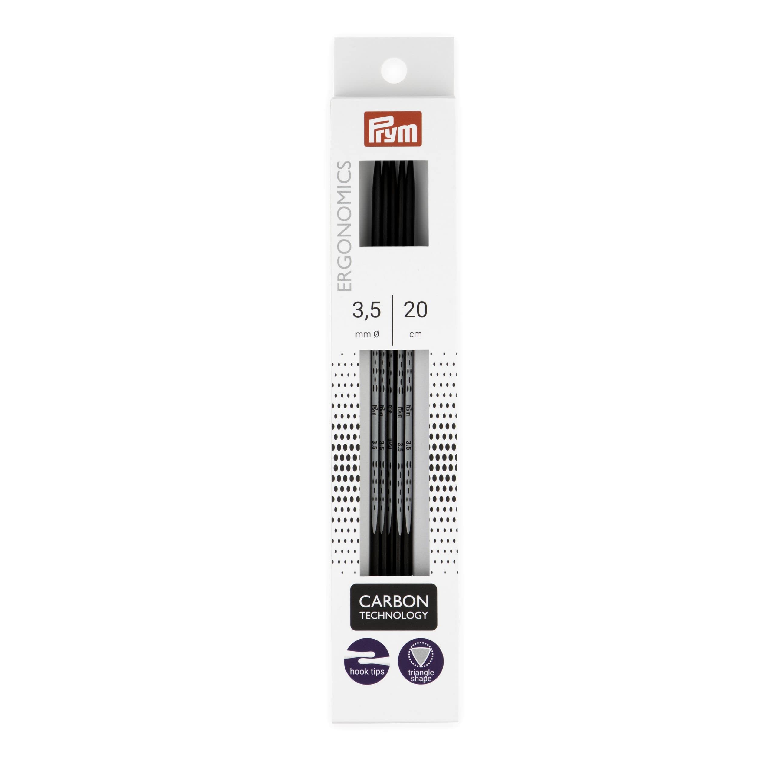 prym-ergonomics-carbon-strumpfstricknadeln-20-cm-4-00-mm-194224 image 7