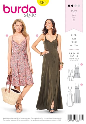 burda-style-papierschnittmuster-damen-kleider-6344-gr-34-44 image 2