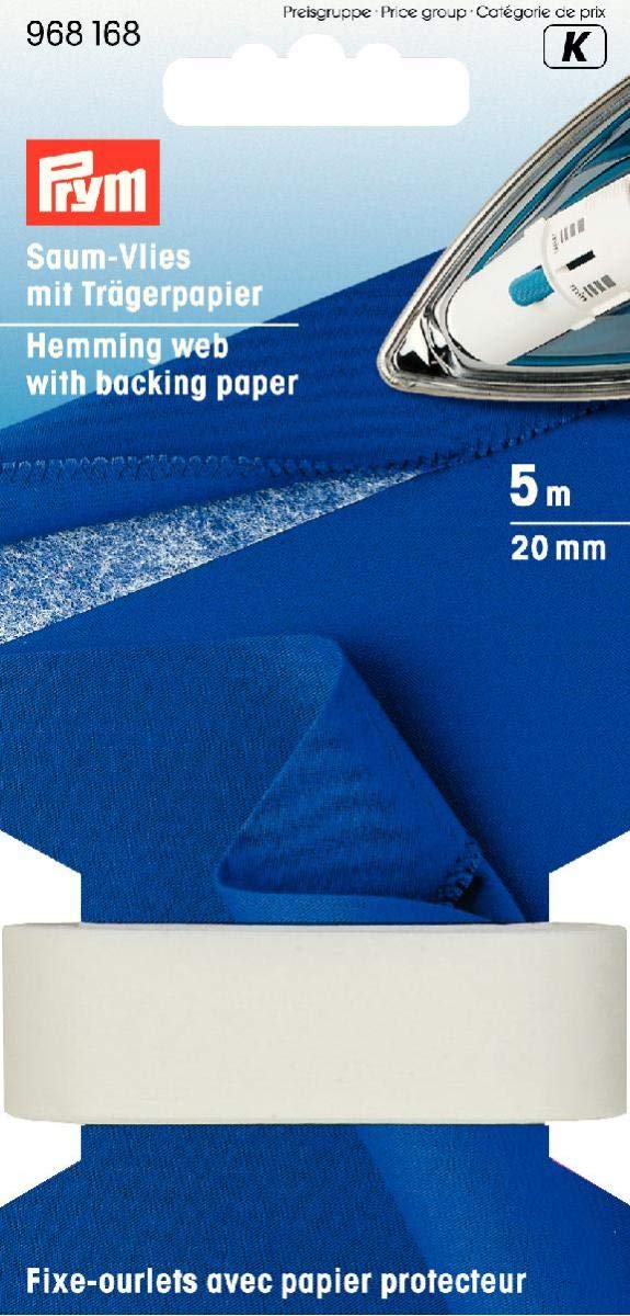 prym-968183-saumvlies-mit-tr-gerpapier-zum-einb-geln-75-mm-wei image 3
