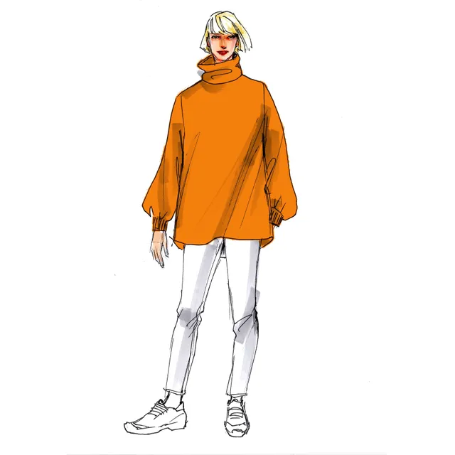 schnittmuster-berlin-pulli-veronika-damen-rollkragenpullover-schnittmuster-gr-34 image 1