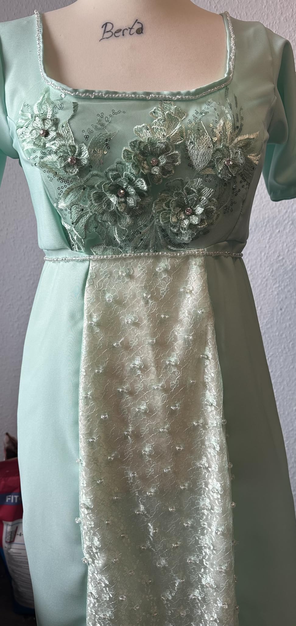 Wunderschönes Empirekleid für Fasching