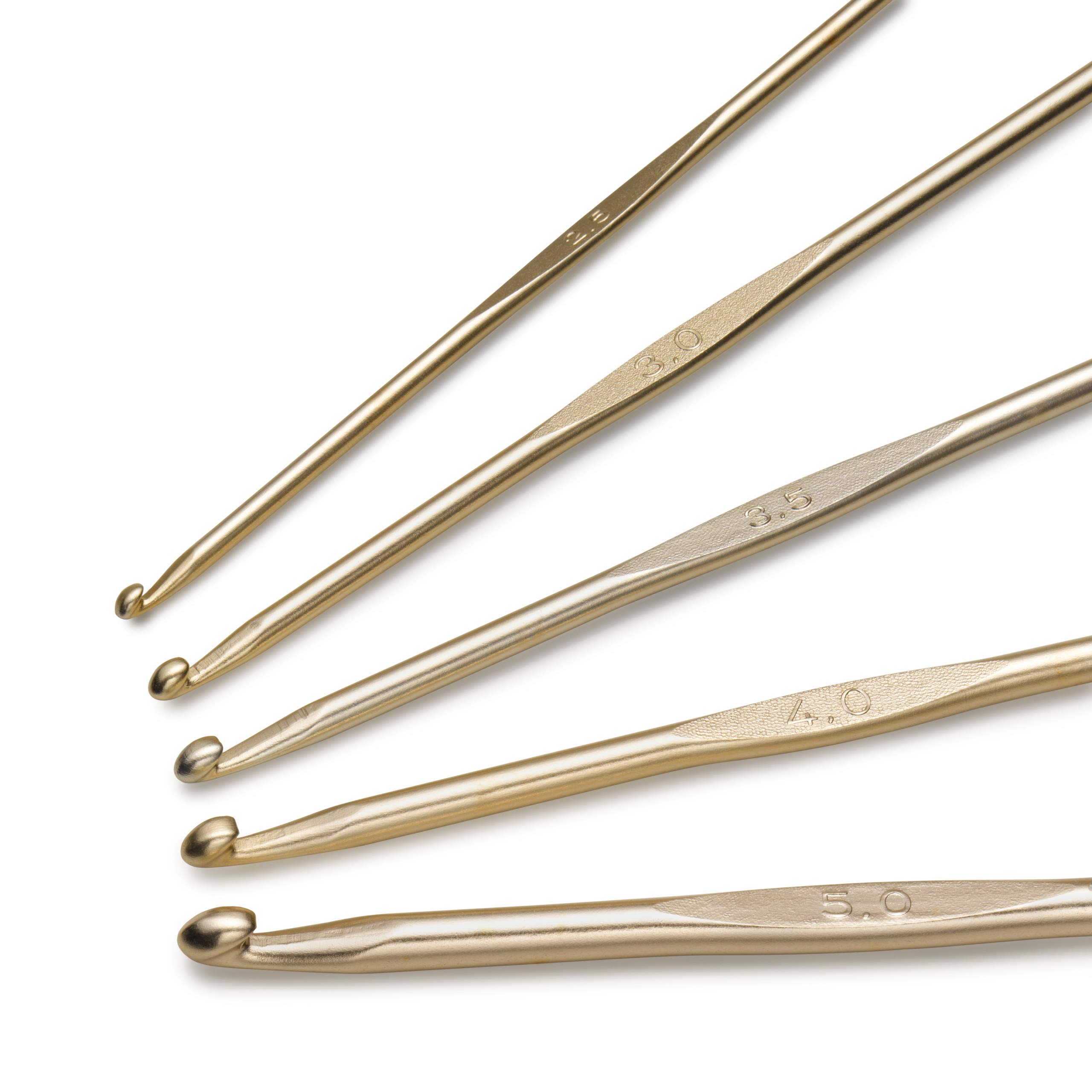 prym-195990-h-kelnadel-set-aluminium-2-50-5-00-mm-new-gold image 2