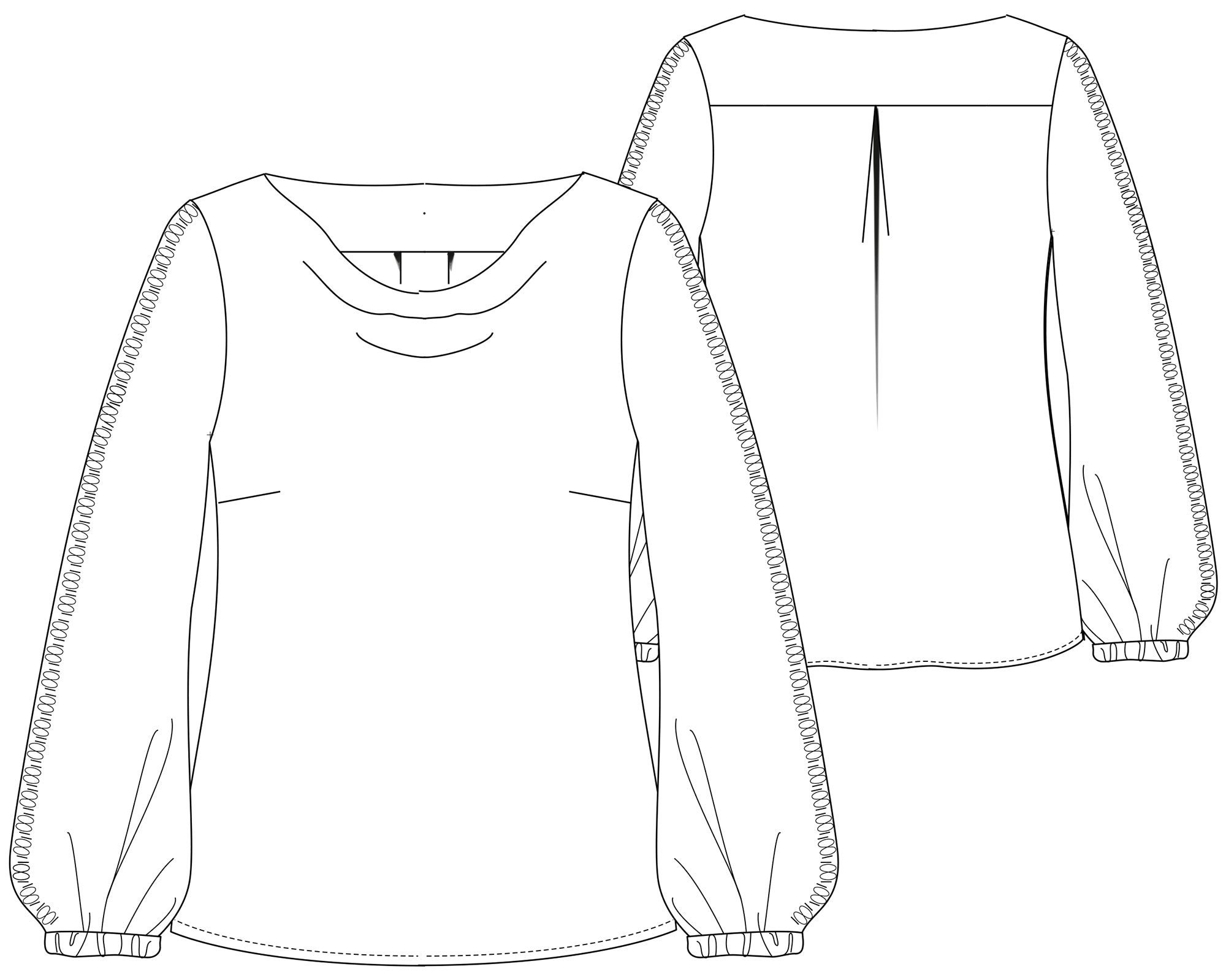 schnittmuster-berlin-besima-damen-wasserfallbluse-70er-gr-34-50 image 2