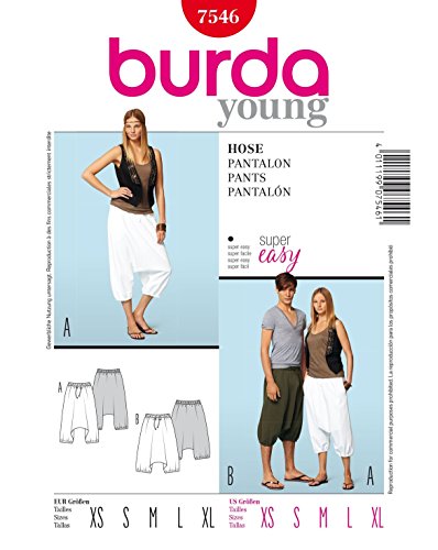 burda-style-schnittmuster-7546-sarouel-hose-f-r-damen-herren-gr-32-50-44-56 image 6