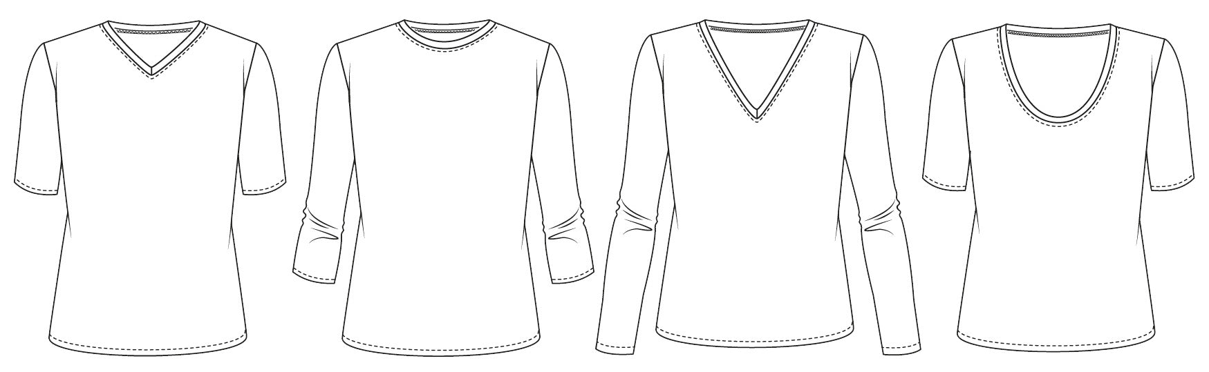 schnittmuster-berlin-t-shirt-elsass-baukasten-shirt-damen-jersey image 2
