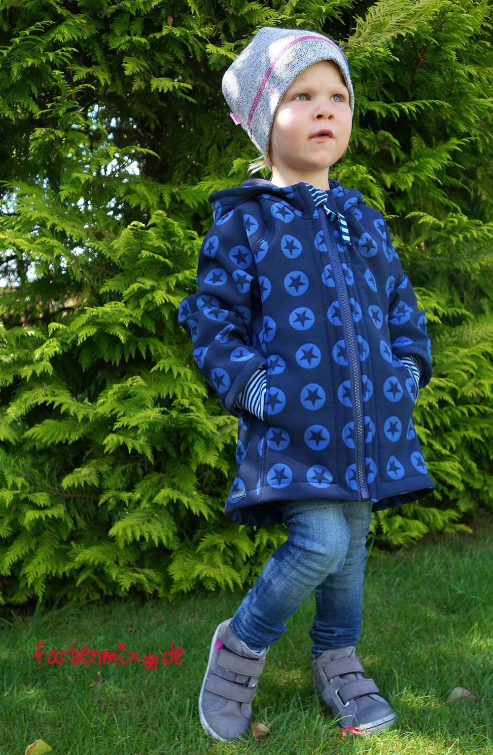 farbenmix-philippa-softshelljacke-schnittmuster-kinder image 2