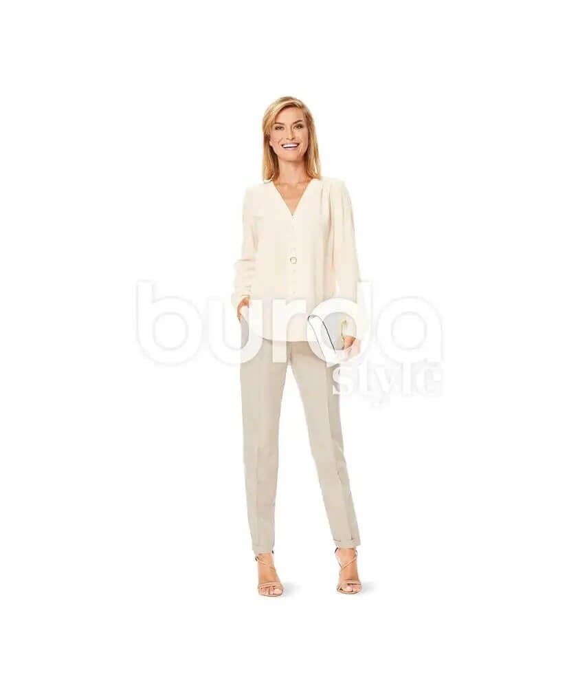 burda-style-6632-damen-hemdbluse-gr-34-44-papierschnittmuster image 3