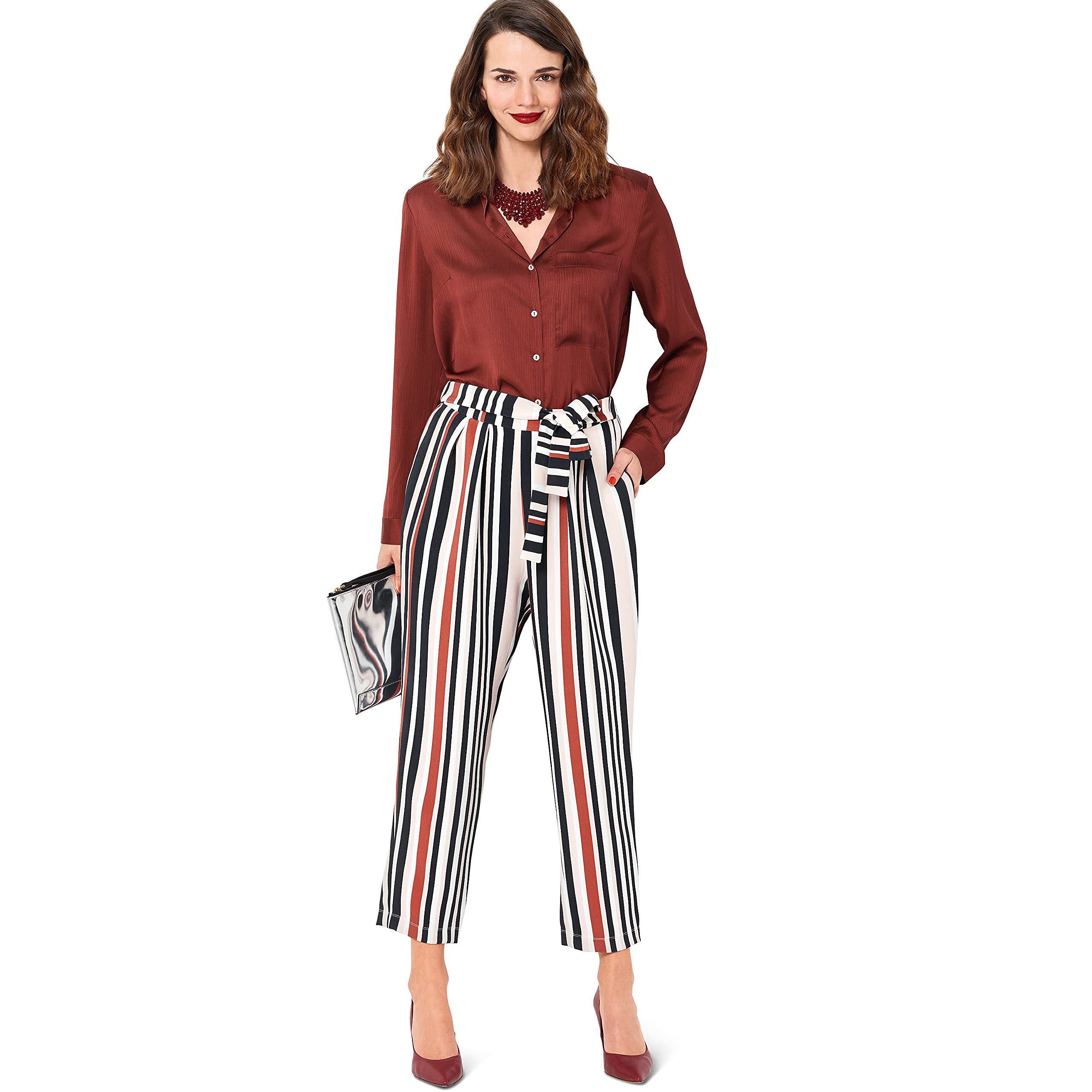 burda-style-schnittmuster-set-damen-plissee-hose-gr-34-44 image 3
