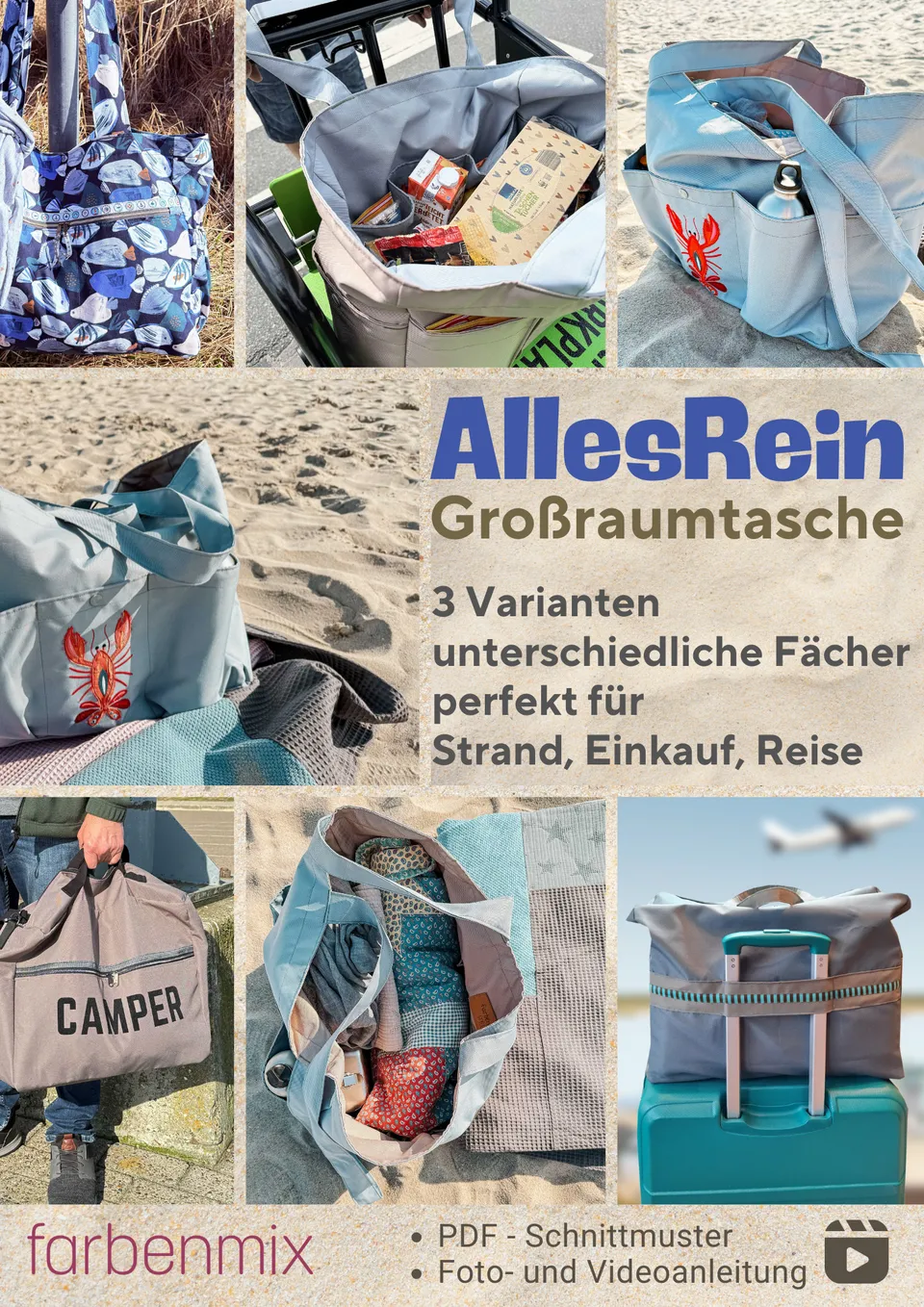 farbenmix-allesrein-gro-raumtasche-schnittmuster-ebook-48x20x40-cm image 1