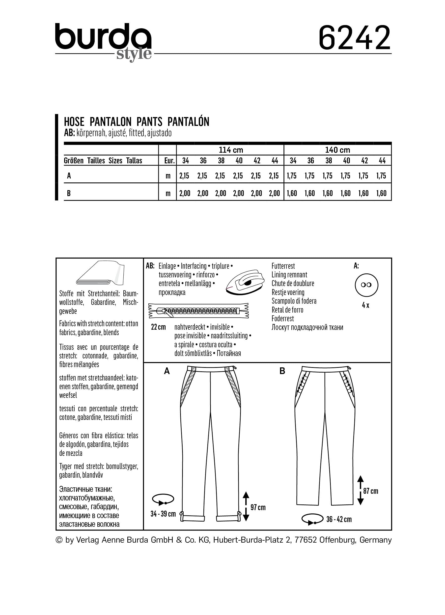 burda-style-schnittmuster-6242-hose-damen-34-44-casual image 8