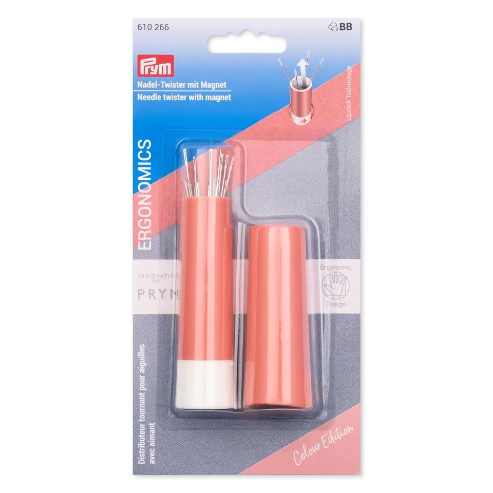 prym-610266-nadel-twister-aprikose-mit-19-n-h-und-stopfnadeln image 1