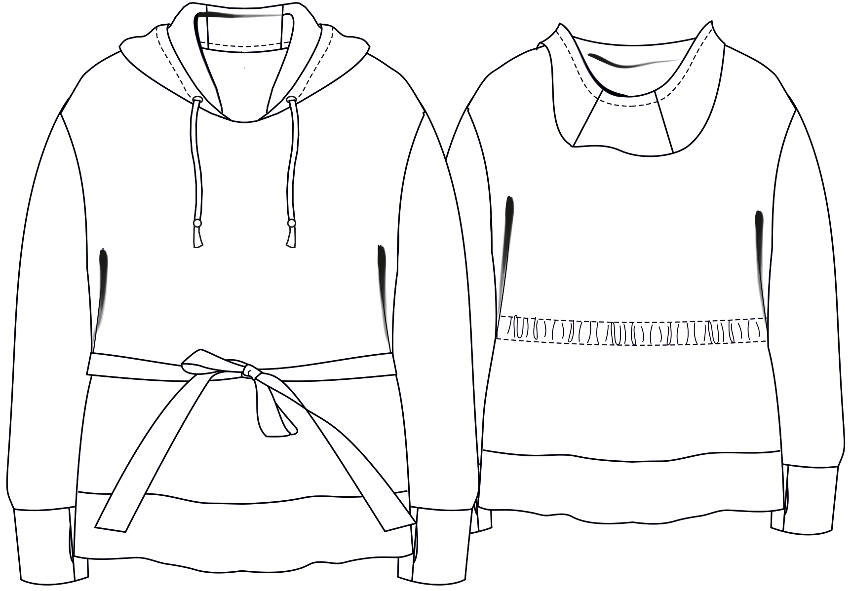 schnittmuster-berlin-sweater-hoodie-nicki-damen-kapuzenpulli-schnittmuster image 3