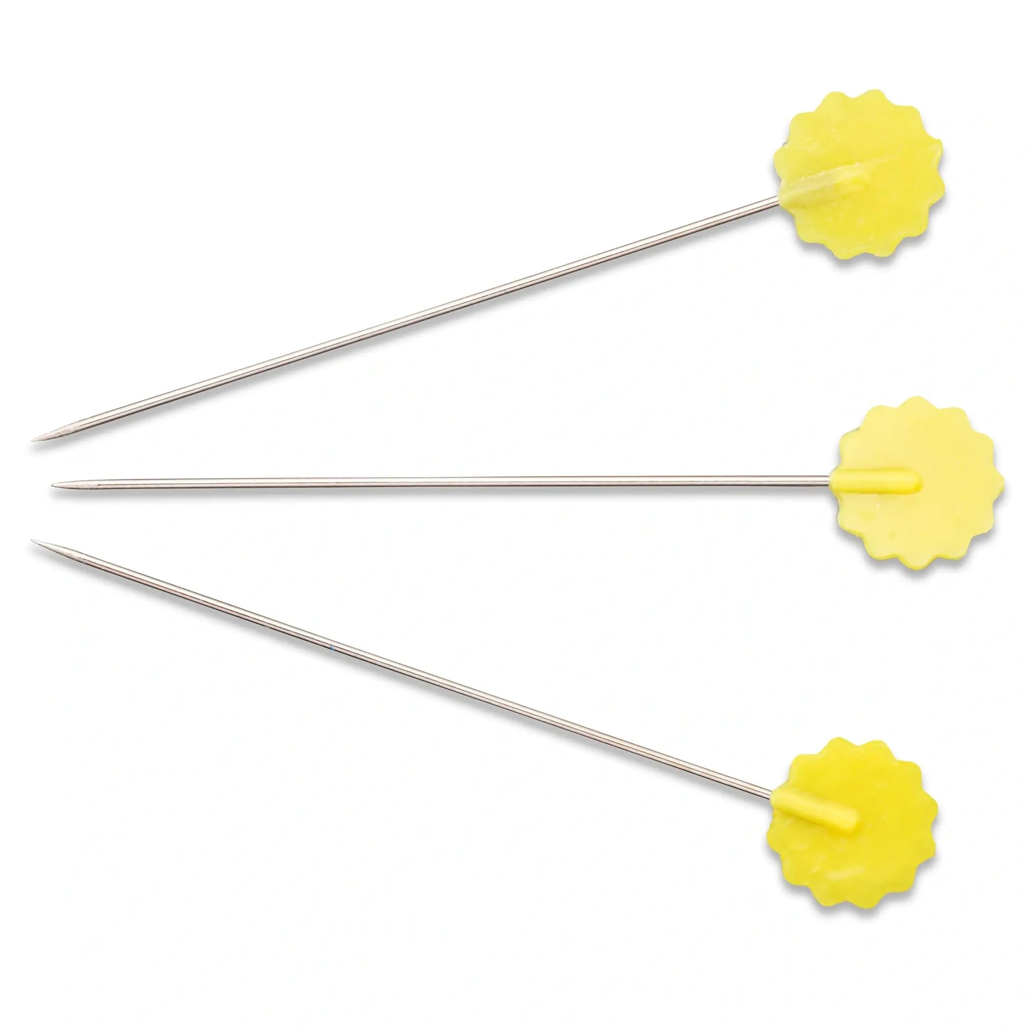 prym-quilt-stecknadeln-mit-blumenkopf-gelb-50-x-0-6-mm image 2