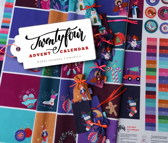 albstoffe-ugly-christmas-twentyfour-adventskalender-bio-canvas-panel image 1