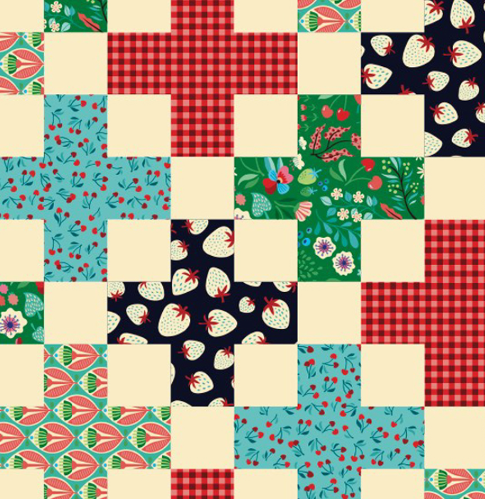 albstoffe-picknick-cheater-quilt-popeline-panel-150x200-cm-bio-baumwolle-gots image 4
