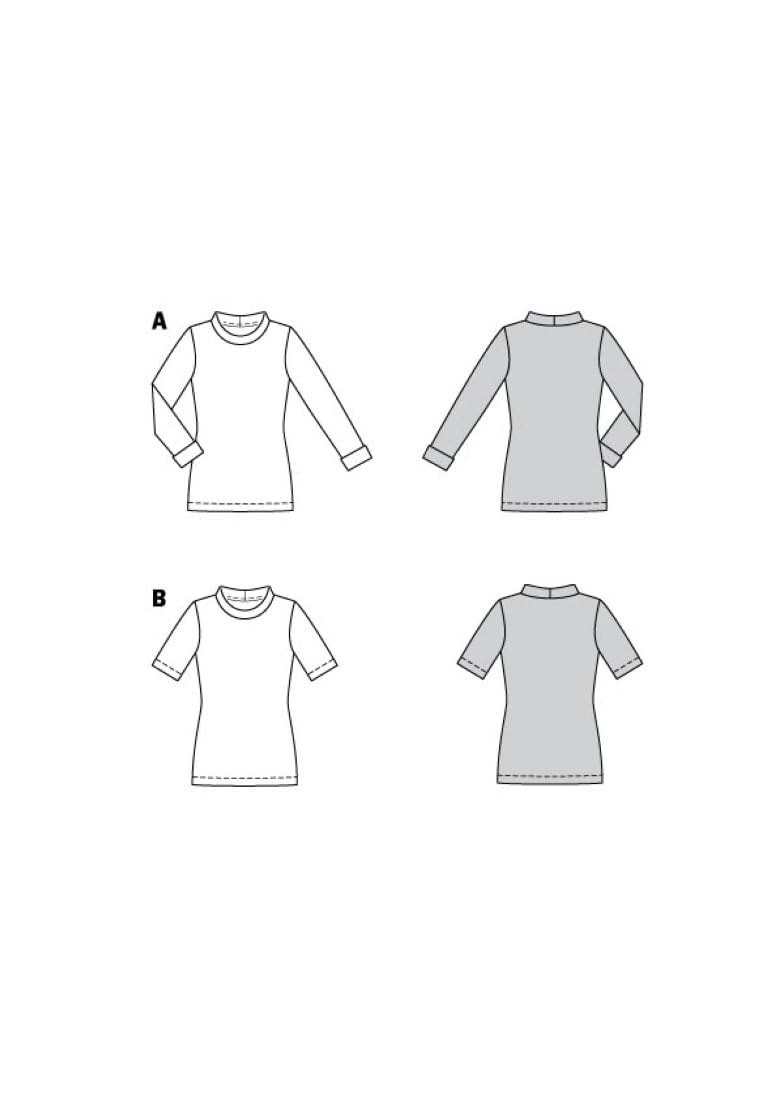 burda-style-5970-shirt-schnittmuster-damen-gr-34-44-level-1 image 2