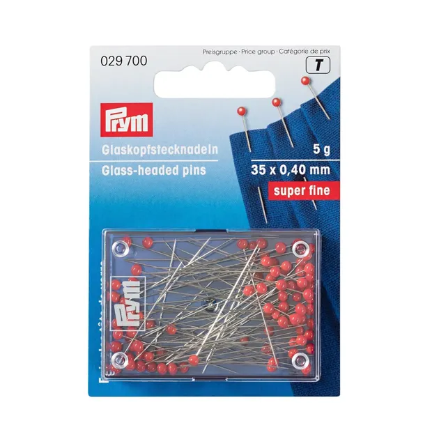 prym-029700-glaskopf-stecknadeln-35-x-0-40-mm-rot-extra-fein image 1