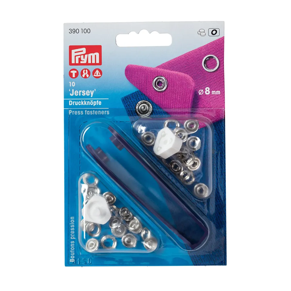 prym-390100-n-hfrei-jersey-druckkn-pfe-8-mm-silberfarbig-10-st-ck-mit-werkzeug image 1