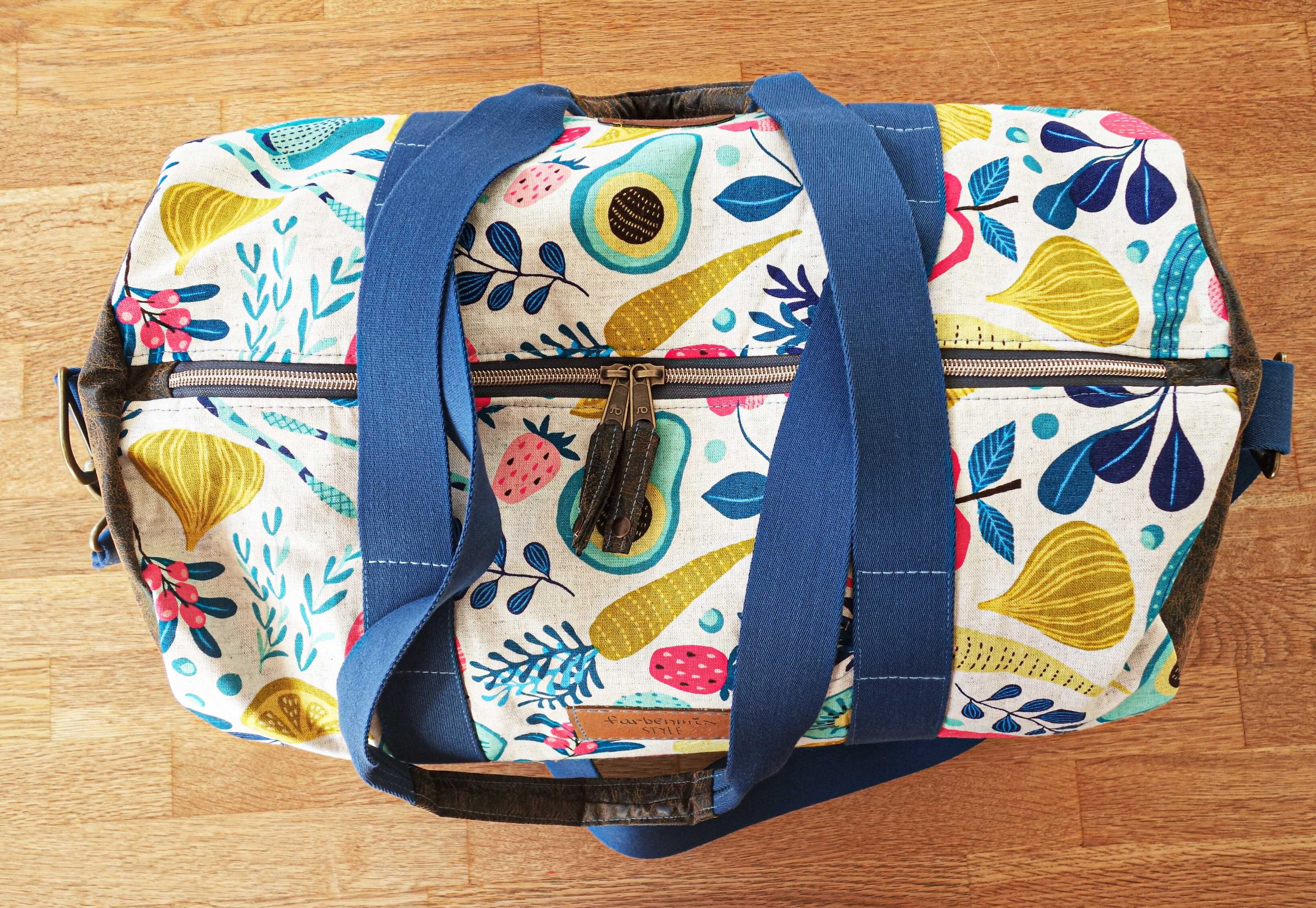 farbenmix-dufflebag-reisetasche-ebook-inkl-mini-dufflebag-ca-45x26x23-cm image 7