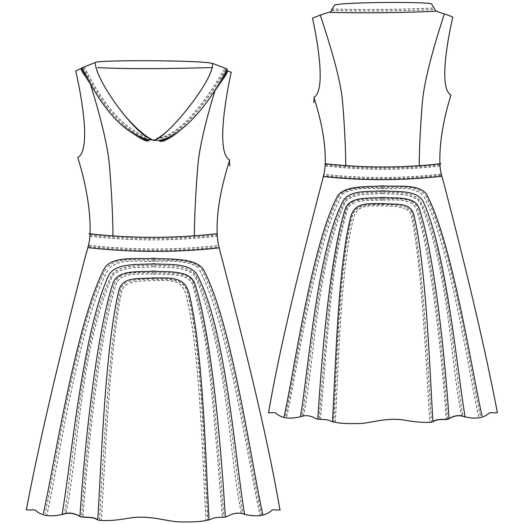 schnittmuster-berlin-glockenkleid-esme-festkleid-schnittmuster-mit-schalkragen-f image 2