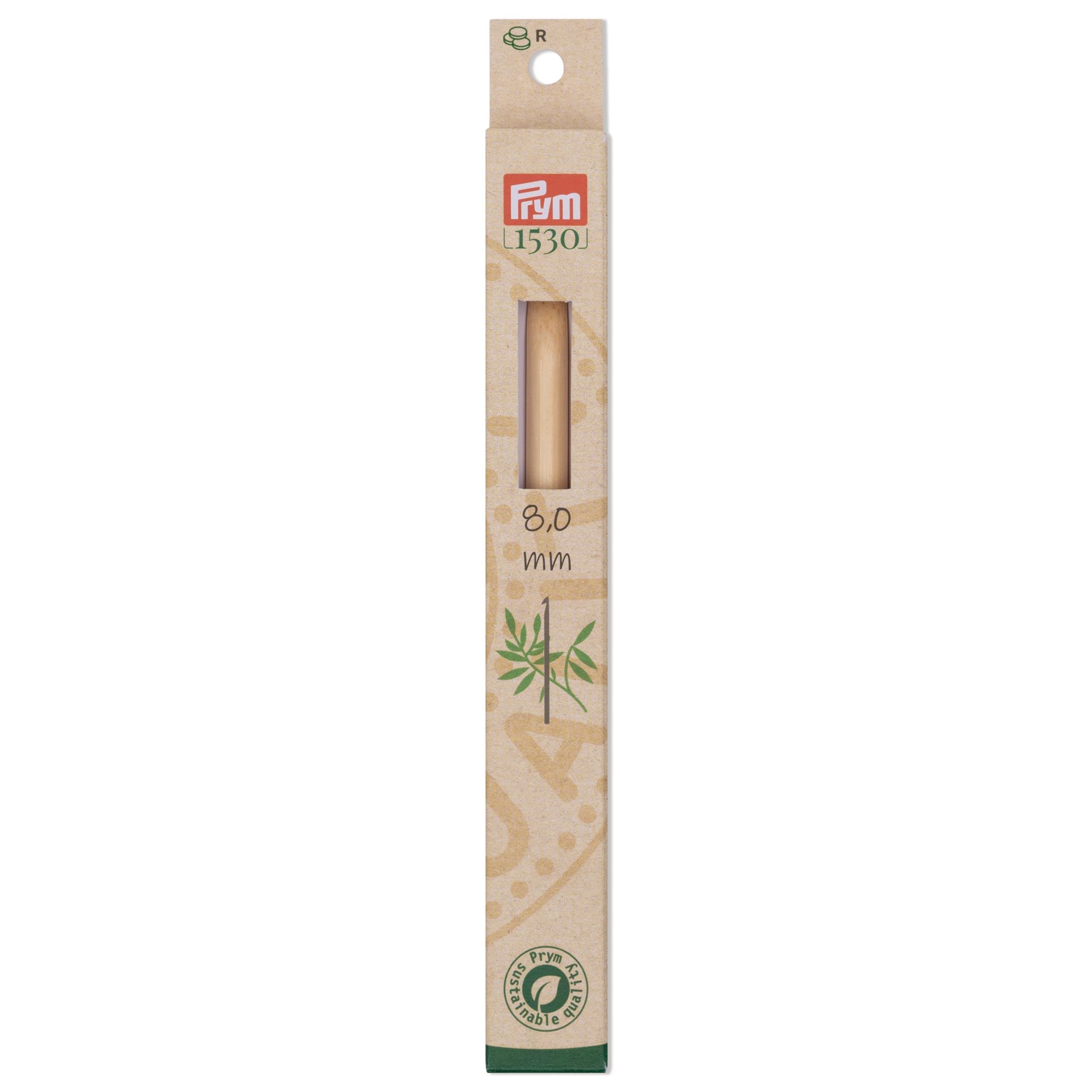 prym-197615-woll-h-kelnadel-bambus-15-cm-8-0-mm-natur image 1