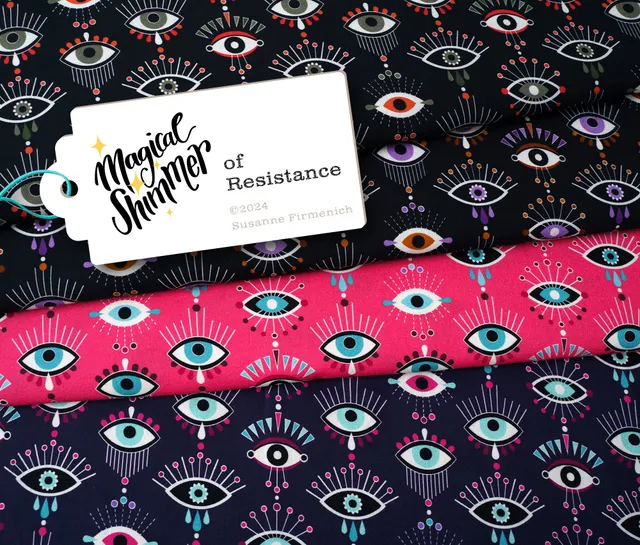 albstoffe-magical-shimmer-of-resistance-bio-double-gauze-musselin-meterware image 1