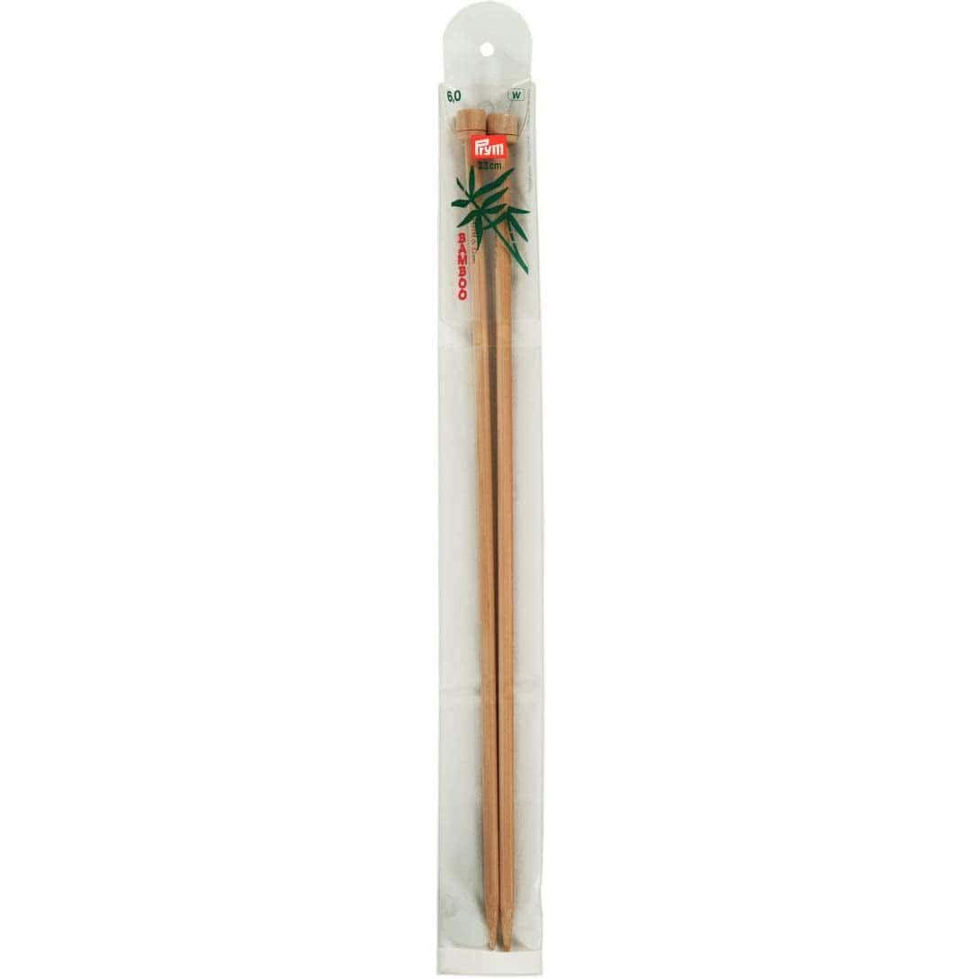 prym-221119-jackenstricknadeln-bambus-6-0-mm-x-33-cm-natur image 1